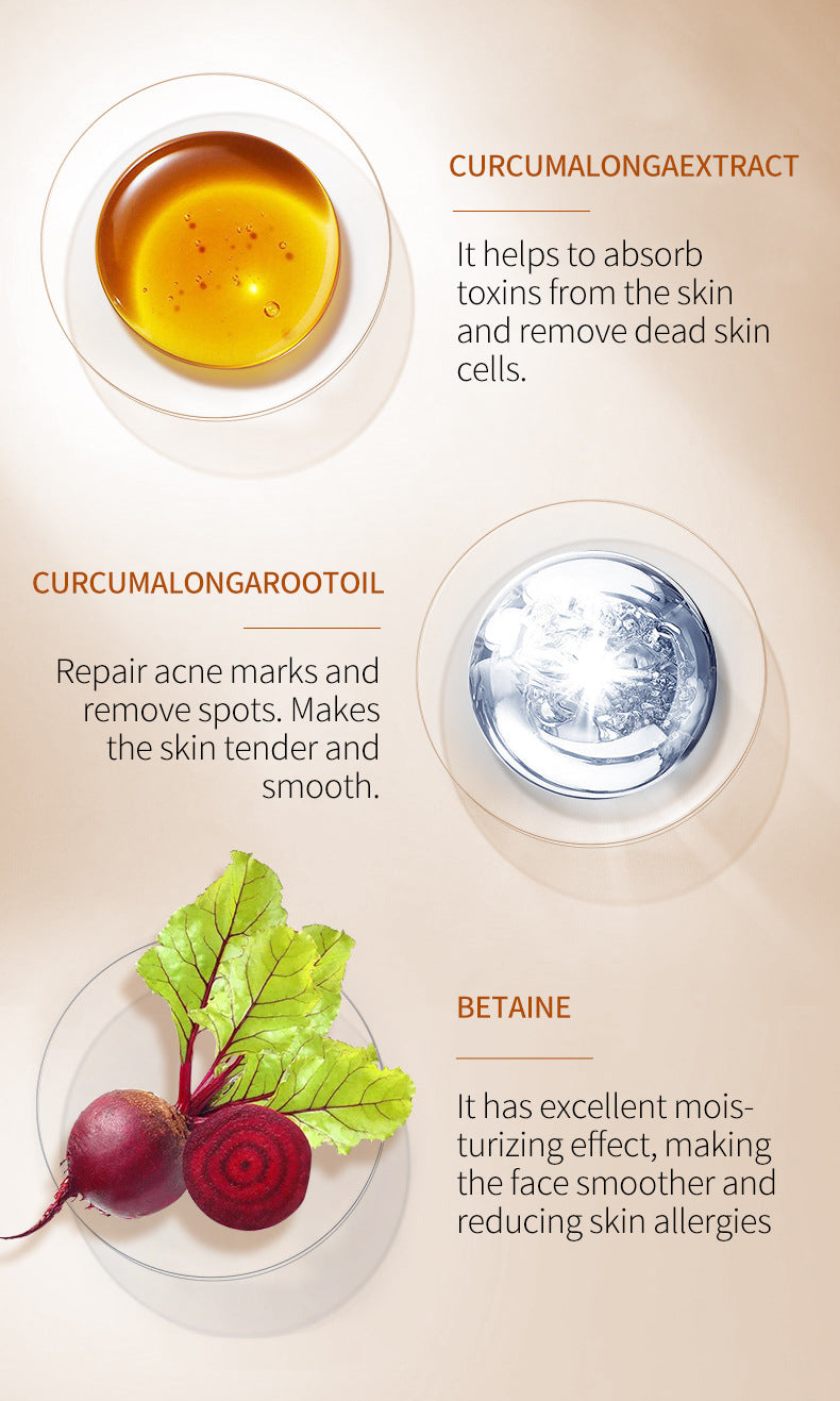 Turmeric Skin Care Cream, Oil, and Cleanser